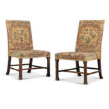 A PAIR OF GEORGE III MAHOGANY AND NEEDLEWORK SIDE CHAIRS - photo 2