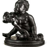 A WEDGWOOD & BENTLEY BLACK BASALT FIGURE OF THE INFANT HERCULES WITH THE SERPENT - photo 6