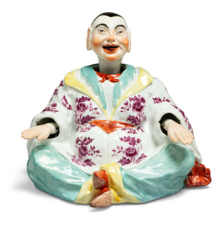 A MEISSEN PORCELAIN NODDING PAGODA FIGURE - фото 1