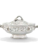 AN AMERICAN 'EGLANTINE' SILVER TUREEN AND COVER