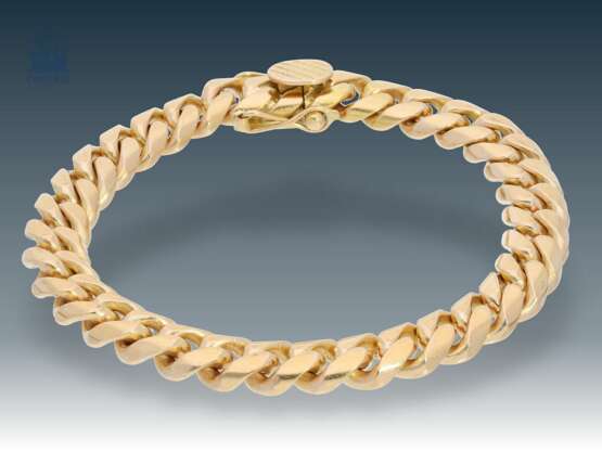 Armband: massives, schweres und ehemals sehr teures Panzer-Armband, 18K Rotgold - Foto 2