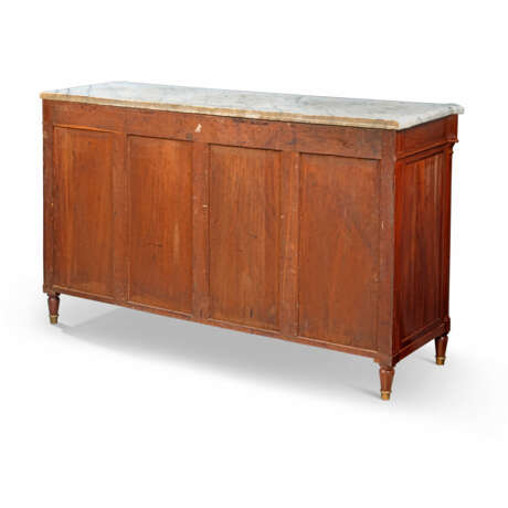 A LATE LOUIS XVI MAHOGANY COMMODE A VANTAUX - photo 3