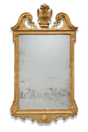 A GEORGE II GILTWOOD MIRROR - фото 1