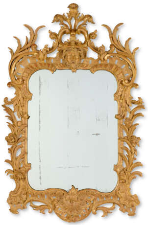 A GEORGE II GILTWOOD MIRROR - Foto 1