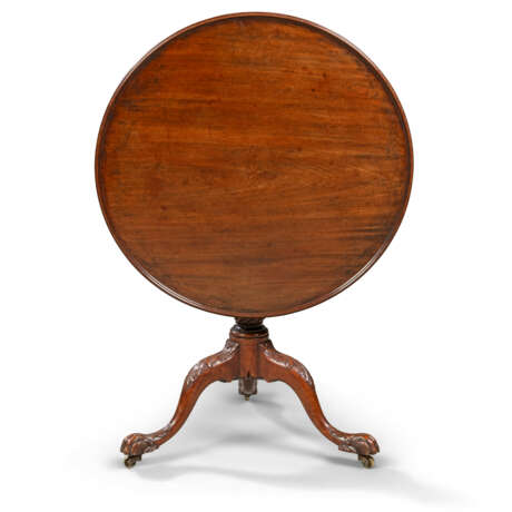 A GEORGE II MAHOGANY TRIPOD TABLE - фото 2