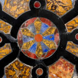 AN ITALIAN PIETRE DURE AND SILVER-INLAID TABLE TOP - photo 3