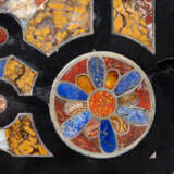 AN ITALIAN PIETRE DURE AND SILVER-INLAID TABLE TOP - photo 4