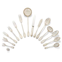 A FRENCH SILVER PART TABLE SERVICE