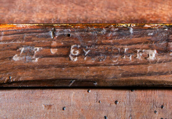 A LOUIS XV ORMOLU-MOUNTED TULIPWOOD, AMARANTH, SYCAMORE AND MARQUETRY CYLINDER BUREAU - Foto 8