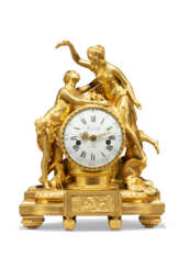 A LOUIS XVI ORMOLU STRIKING MANTEL CLOCK