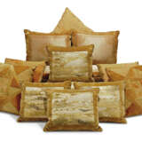 NINETEEN ASSORTED SILK AND VELVET CUSHIONS - фото 1