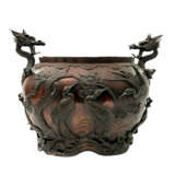 Kübel aus Bronze. CHINA, 19. Jahrhundert - photo 3