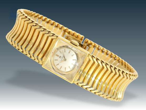 Armbanduhr: hochwertige vintage Damenuhr der Marke Omega, 18K Gold, extrem seltenes 50er Jahre Modell! - Foto 5