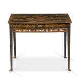 A REGENCY BAMBOO, GILT AND BLACK LACQUER AND JAPANNED CENTRE TABLE - photo 2