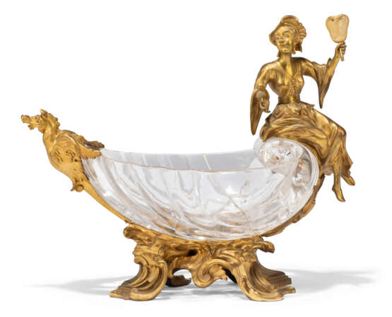 A FRENCH ORMOLU-MOUNTED ROCK CRYSTAL BOWL - photo 1