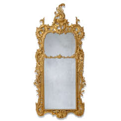 A WILLIAM IV GILTWOOD MIRROR