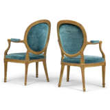 A PAIR OF GEORGE III GILTWOOD OPEN ARMCHAIRS - photo 3