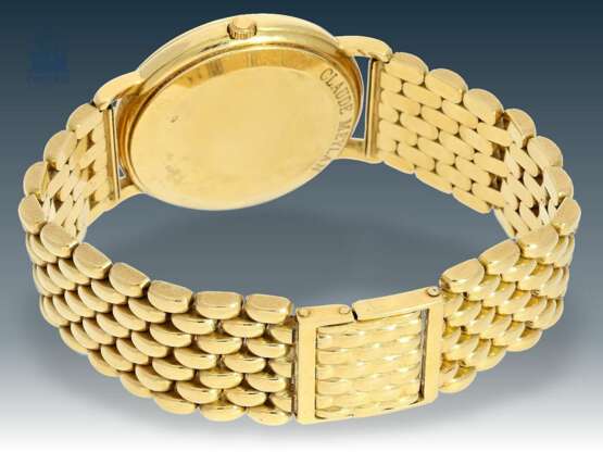 Armbanduhr: exquisite, ehemals sehr teure automatische Herren-Luxusuhr mit Brillantbesatz, Claude Meylan Valee de Joux No.033, vermutlich 90er Jahre - Foto 2