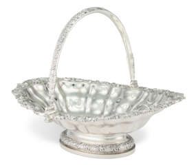 A GEORGE IV SILVER CAKE BASKET