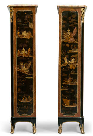 A PAIR OF LOUIS XV ORMOLU-MOUNTED KINGWOOD, CHINESE LACQUER AND VERNIS-DECORATED ARMOIRES - photo 4