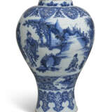 A MASSIVE DUTCH DELFT BLUE AND WHITE BALUSTER CHINOISERIE VASE - photo 2