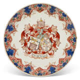 A DUTCH DELFT DORE ARMORIAL DISH - Foto 1