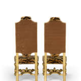 A PAIR OF WILLIAM AND MARY CARVED GILTWOOD SIDE CHAIRS - Foto 5