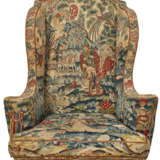 A QUEEN ANNE WALNUT AND BEECHWOOD WING ARMCHAIR - photo 5