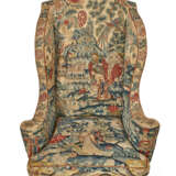 A QUEEN ANNE WALNUT AND BEECHWOOD WING ARMCHAIR - photo 6