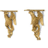 A PAIR OF GEORGE III GILTWOOD BRACKETS - Foto 3