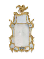 A LARGE GEORGE II GILTWOOD PIER MIRROR