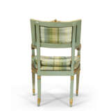 A SET OF ITALIAN PARCEL-GILT AND BLUE-PAINTED SEAT FURNITURE - photo 8