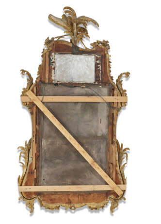 A LARGE GEORGE II GILTWOOD PIER MIRROR - photo 5