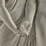 A WHITE MARBLE GROUP OF MARS AND VENUS - photo 9