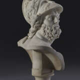 A LARGE ITALIAN MARBLE BUST OF AJAX - photo 4