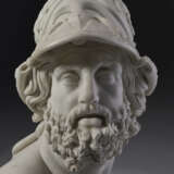 A LARGE ITALIAN MARBLE BUST OF AJAX - photo 9