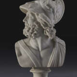 A LARGE ITALIAN MARBLE BUST OF AJAX - photo 10