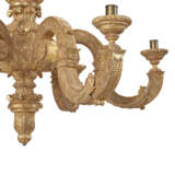 AN ENGLISH GILTWOOD AND GILT GESSO SIX-LIGHT CHANDELIER - фото 6