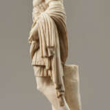 AN ITALIAN ALABASTER FIGURE OF THE AUGUSTUS OF PRIMA PORTA - photo 6