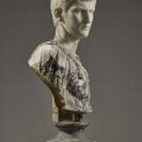 AN ITALIAN MARBLE BUST OF CALIGULA, ON PEDESTAL - photo 2