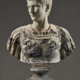 AN ITALIAN MARBLE BUST OF CALIGULA, ON PEDESTAL - photo 3