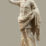 AN ITALIAN ALABASTER FIGURE OF THE AUGUSTUS OF PRIMA PORTA - photo 8