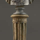 AN ITALIAN MARBLE BUST OF CALIGULA, ON PEDESTAL - photo 10