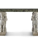 A MARBLE AND VERDE ANTICO SIDE TABLE - photo 1