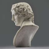 AN ITALIAN WHITE MARBLE BUST OF ANTINOUS AS DIONYSUS - фото 5