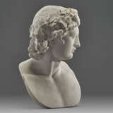 AN ITALIAN WHITE MARBLE BUST OF ANTINOUS AS DIONYSUS - фото 9