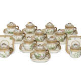 TWELVE ROYAL COPENHAGEN PORCELAIN ‘FLORA DANICA’ CUSTARD CUPS, COVERS AND STANDS - фото 1