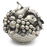 AN ITALIAN SILVER CENTERPIECE FORMED AS A BASKET OF FRUIT - photo 1