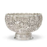 A JAPANESE EXPORT SILVER LARGE PUNCH BOWL - photo 1