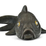 A LARGE GEM-SET AND GUILLOCHÉ ENAMEL OBSIDIAN MODEL OF A CARP [KOI] - photo 4